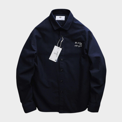 Áo Sơ Mi Oxford Printed Text Regular Fit