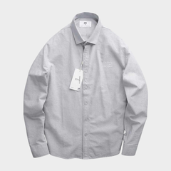 Áo Sơ Mi Oxford Printed Text Regular Fit