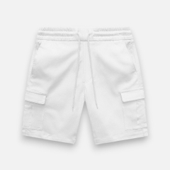 QUẦN SHORT KAKI CARGO ELASTIC WAIST