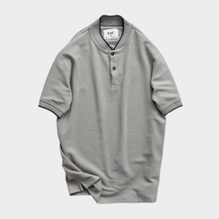 Áo Polo Henley Form Fitted