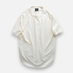 ÁO THUN PIQUE BASIC DROP-TAIL HEM