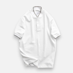 Áo Polo Henley KAF Striped Border