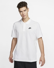 Polo Nike Thêu basic 1 Logo Trắng