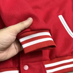 Bomber Varsity TEDDY Saint Laurent ( Đỏ )