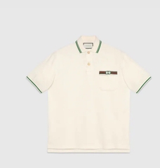Polo Gucci Thêu túi Xanh Lá