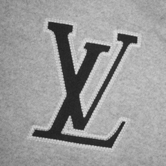 Hoodie Zip Louis Vuitton Intarsia (new)