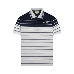 Polo Gucci Embroidery Kẻ Ngang