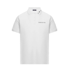 Polo Louis Vuitton Cổ Đính Logo Titan