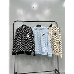 Hoodie Zip MLB Monogram Đen