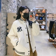 Bomber MLB Vải Nhung Gân Full 3 Màu Siêu Hot