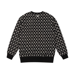 Sweater MLb Monogram (Màu Đen)