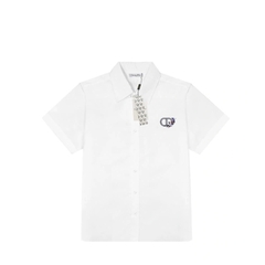 Sơ Mi Dior CD Thêu ( Trắng )
