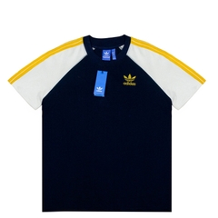 Áo Thun Adidas SST Phối Tay Viền Vàng