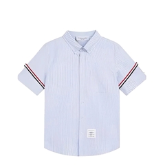Sơ Mi Thom Brown Xanh Sọc Rằn Ri (new)