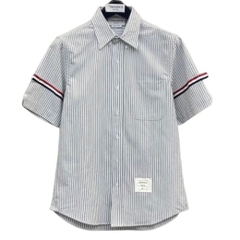 Sơ Mi Thom Brown Tay Ngắn (Xám Sọc Rằn Ri)
