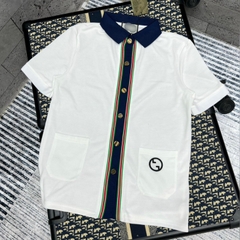 Polo GC Gucci Gold Button