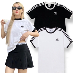 Áo thun Adidas Phối Viền Vai basic V2