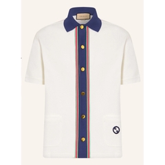 Polo GC Gucci Gold Button