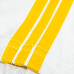 Áo Thun Adidas SST Phối Tay Viền Vàng