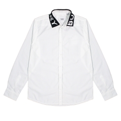 Sơ Mi BBR Burberry Cổ Dệt