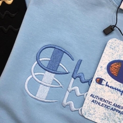 Áo Thun Champion Thêu 3 Line Nam Nữ Unisex