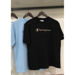 Áo Thun Champion Thêu 3 Line Nam Nữ Unisex