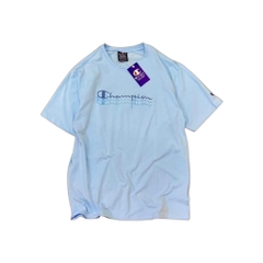 Áo Thun Champion Thêu 3 Line Nam Nữ Unisex