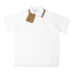 Polo BBR Burberry Icon Stripe Logo Thêu