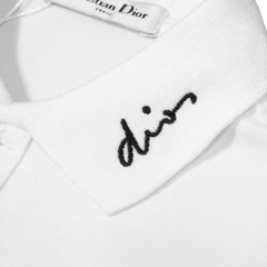Polo Dior CD Thêu Cổ Basic