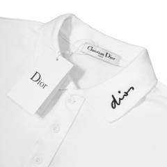 Polo Dior CD Thêu Cổ Basic