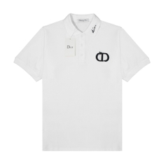 Polo Dior CD Thêu Cổ Basic