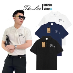 Polo Burberry Thêu chữ Trên túi