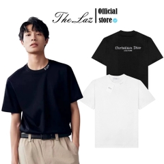 Áo Thun Dior Thêu Cổ Basic