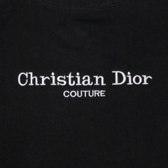Áo Thun Dior Thêu Cổ Basic