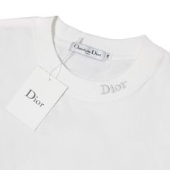 Áo Thun Dior Thêu Cổ Basic