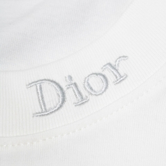 Áo Thun Dior Thêu Cổ Basic