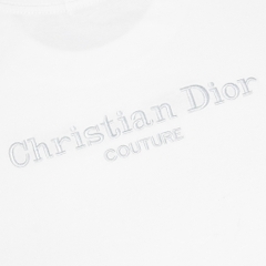 Áo Thun Dior Thêu Cổ Basic