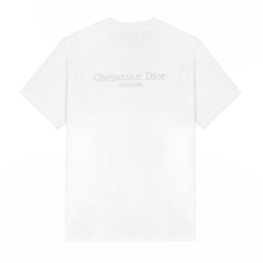 Áo Thun Dior Thêu Cổ Basic