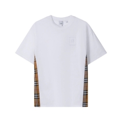 Áo Thun Burberry Plaid Logo Thêu