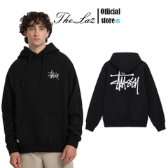 Hoodie Stussy Thêu Chữ  Sau Lưng