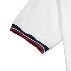 Áo Thun Tommy Thêu Chữ Viền Tay