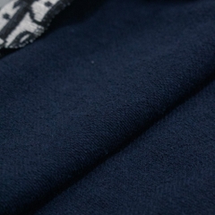 Hoodie Zip Dior Mũ Thêu Monogram