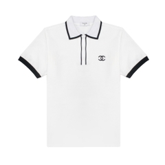 Polo Chanel Basic Phối Viền