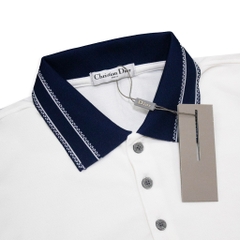 Áo Polo Dior Paraline Collar Cổ Xanh