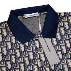 Polo Dior Monogram Cổ Xanh