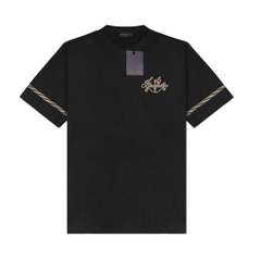 Áo Thun LV Louis Vuitton Thêu Chữ Vàng Xích Tay