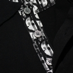 Polo Christian Dior BLACK Logo Thêu