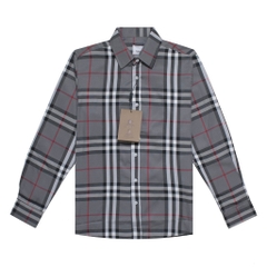 Sơ Mi Nam BBR Burberry Check Long Sleeve Shirt