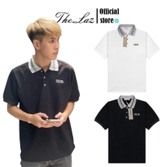 Polo Christian Dior Chữ Dệt Cổ