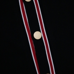 Polo GC Gucci Button Gold Black Edition